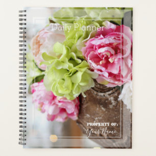 Dagelijkse planner - Pioenbloemen - HAMbWG
