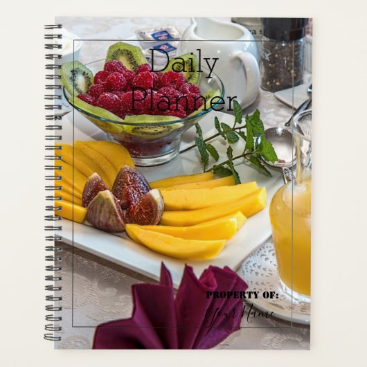 Dagelijkse Planner - restaurant - HAMbWG (Voorkant)