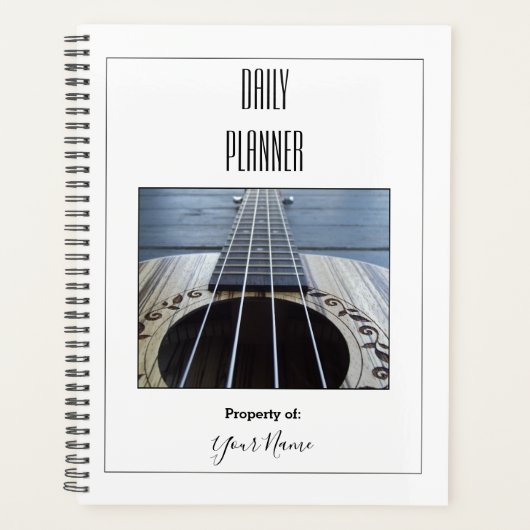 Dagelijkse planner - Ukulele - HAMbWG (Voorkant)