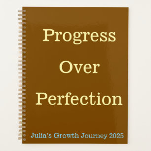 Dagelijkse planner - Vooruitgang over perfectie to