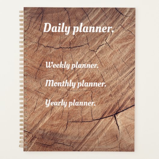 Dagelijkse planner Wekelijks planner Yearly planne (Voorkant)