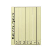 Dagelijkse planner zakelijk notitieblok (Gedraaid)