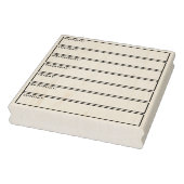 Dagelijkse plannerkalender-opsommingsteken voor jo 	rubberstempel (Stempel)