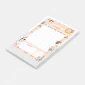 Dagelijkse planning post-it® notes (Schuin)