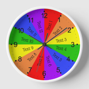 Dagelijkse planning regenboog