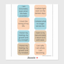 Dagelijkse positieve affirmaties - 8 wellnessstick