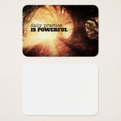 dagelijkse praktijk visitekaartje (Voorkant /achterkant)