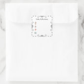 Dagelijkse Reflecties Bullet Square Journal Planne Vierkante Sticker (Tas)