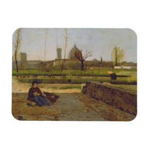 Dagelijkse scène, nabij Florence, c.1865 Magneet
