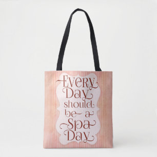 Dagelijkse Spa Dag Draagtas