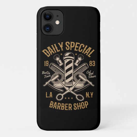 Dagelijkse speciale Barber-winkel knippen en slakk Case-Mate iPhone Case (Achterkant)