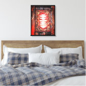 Dagelijkse stemmen canvas afdruk (Insitu (Slaapkamer))