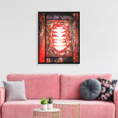 Dagelijkse stemmen canvas afdruk (Insitu (Woonkamer))