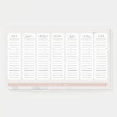 Dagelijkse taak post-it® notes (Voorkant)