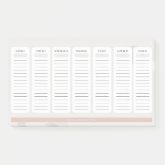 Dagelijkse taak post-it® notes