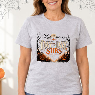 Dagelijkse vervangende leerkracht Halloween T-shirt