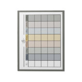 Dagelijkse weekblad kleurencombinatie 1 notitieblok (Gedraaid)