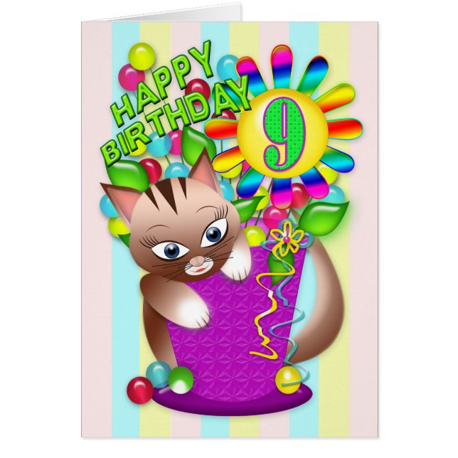 Dagen - 9-jarige leeftijd - Keukenkat vieren (Voorkant)