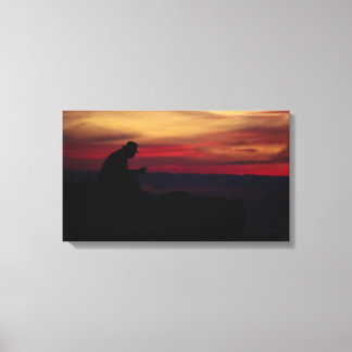 Dagen einde canvas afdruk