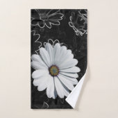 Dagen en schaduwen van grijs bad handdoek (Handdoek)