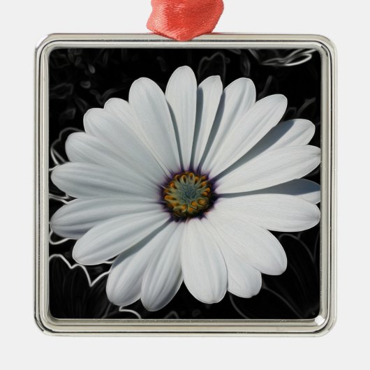 Dagen en schaduwen van grijs metalen ornament (Voorkant)