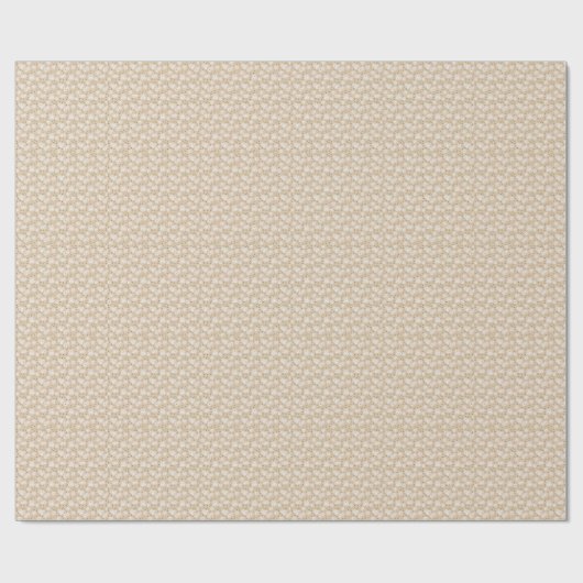 Dagen en Stippen - Wit, Zand en Palm Groen Cadeaupapier (Vlak)