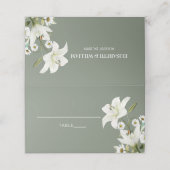 Dagen en witte gelilies (Buitenkant ongevouwen)