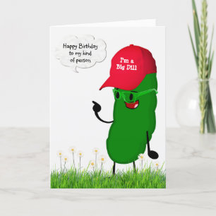 Dagen in een Pet met een rode bal Kaart