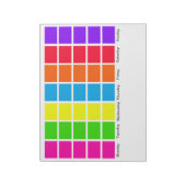 Dagen Notitieblokken voor kleurcodeprogramma's voo (Gedraaid)