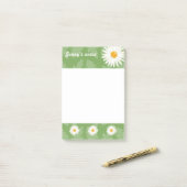 Dagen op groen met aangepaste titel post-it® notes (Op bureau)