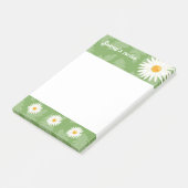Dagen op groen met aangepaste titel post-it® notes (Schuin)