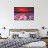 Dagen over het Zee van de storm Canvas Afdruk (Insitu (Slaapkamer))