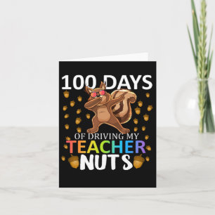 Dagen rijden mijn leraar noten 100ste dag van scho kaart