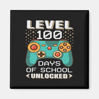 Dagen School Video Gamer 100e dag leraar student Magneet