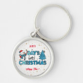 Dagen tot Kerstmis aanpassen Sleutelhanger (Voorkant)