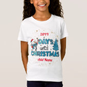 Dagen tot Kerstmis aanpassen T-shirt (Voorkant)
