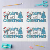 Dagen tot Kerstmis aanpassen Tissuepapier (Craft)