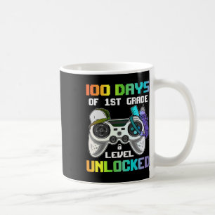 Dagen van 1e klas niveau ontgrendelde gamer video koffiemok