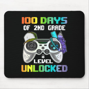 Dagen van 2e klas niveau ontgrendelde gamer video muismat
