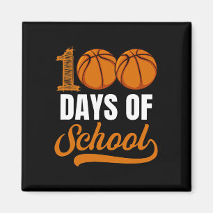 Dagen van de school basketbalspeler Boy Girl Magneet
