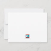 Dagen van de viering van Trendy Blue Baseball Kaart (Achterkant)