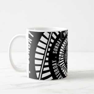 Dagen van de week koffiemok