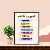 Dagen van de week leren