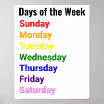 Dagen van de week