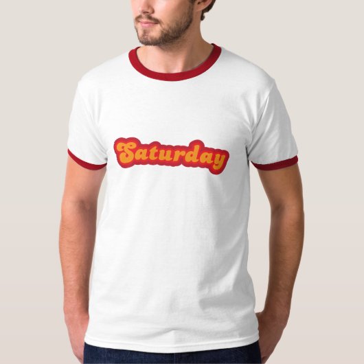 Dagen van de week t-shirt (Voorkant)