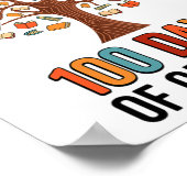 Dagen van groeiende leraar Kinder 100e dag van sch Poster (Hoek)