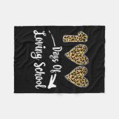 Dagen van liefdevolle school fleece deken (Voorkant (Horizontaal))