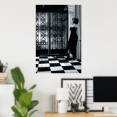 Dagen van Noir Art Poster (Thuiskantoor)