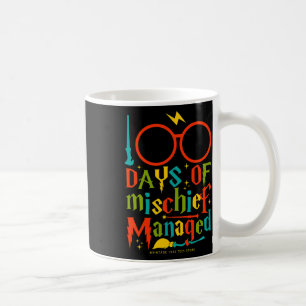 Dagen van onheil Managed Teacher Kind 100e dag van Koffiemok