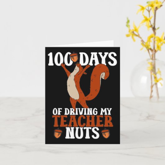 Dagen van rijleraar NUTS School Retro Team 1 Kaart (Gele Bloem)